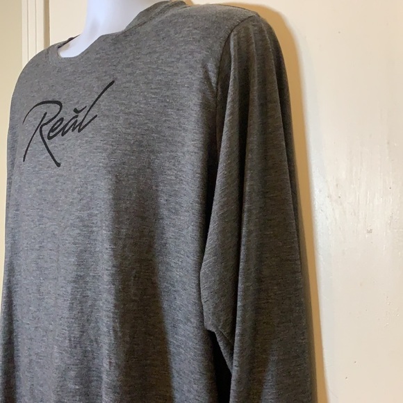 REAL Long Sleeve Pullover Tee, XXL - Picture 3 of 9
